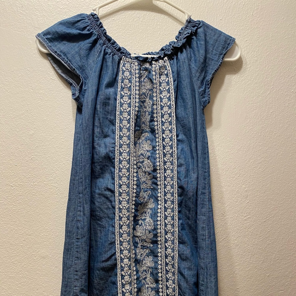 Girls denim dress